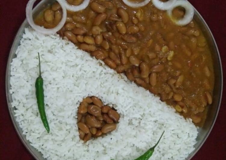 Recipe of Perfect Rajma Chawal - Favourite Lunch