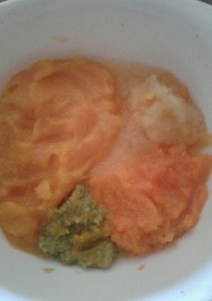 Foto resep Mpasi 8month kabocha apel