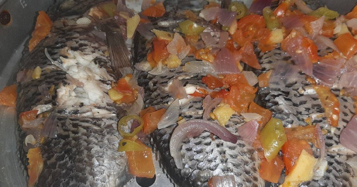 Steamed tilapia Recipe by Yum_Mie - Cookpad