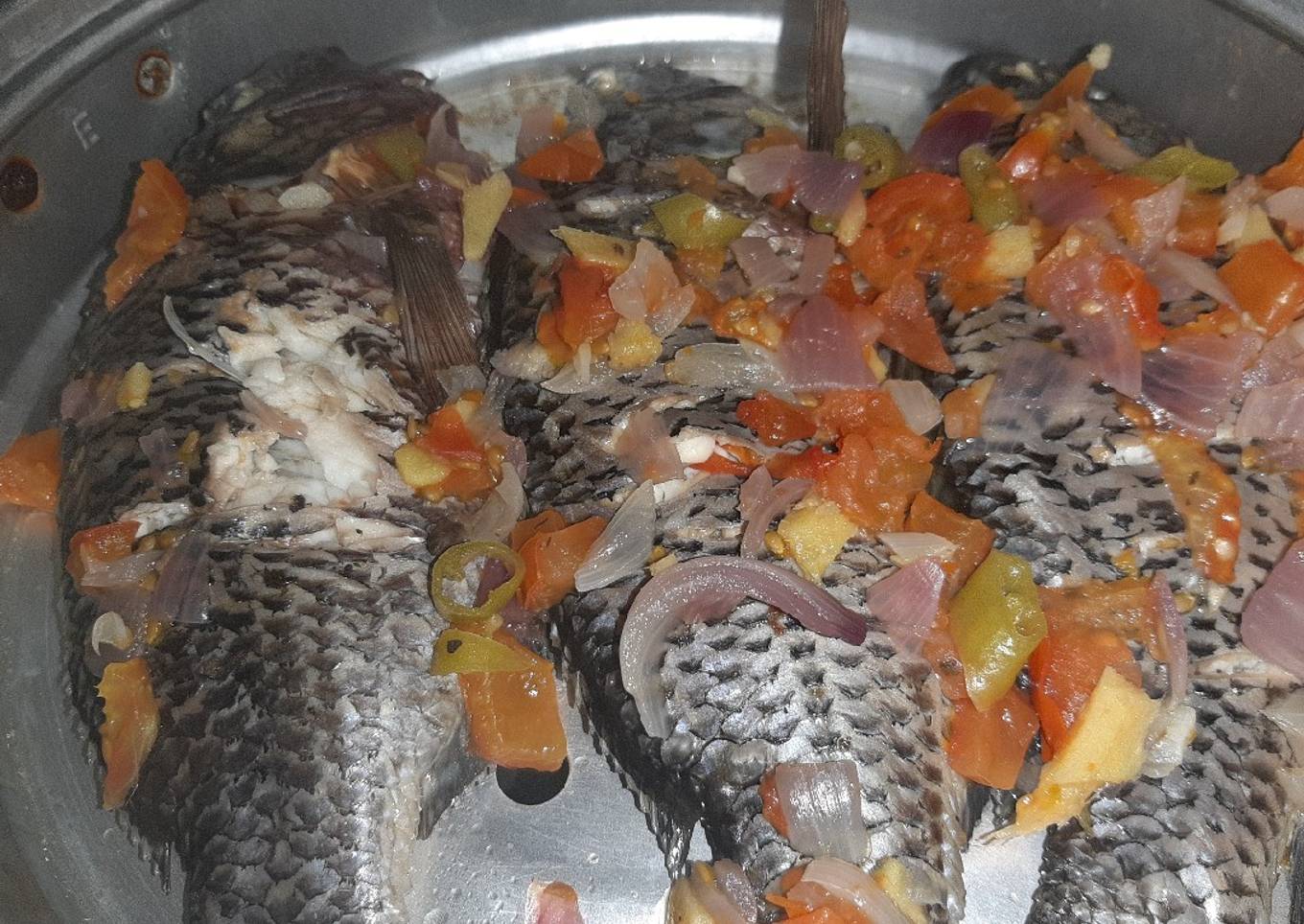 Steamed tilapia
