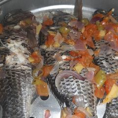 A picture of Steamed tilapia.