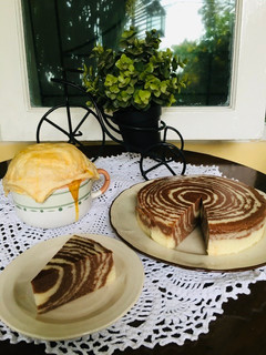 Foto resep Puding roti zebra