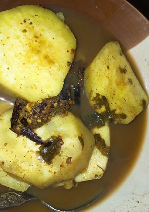 A picture of Potato peppersoup.