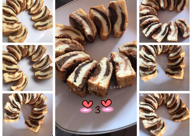 Cara mudah mengolah Chiffon cake putih telur yang Lezat