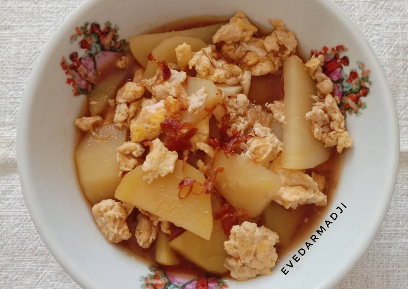 Kentang Telur Masak Kecap