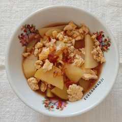 A picture of Kentang Telur Masak Kecap.