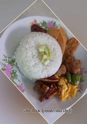 Foto resep Ala Nasi Lemak (ala chef)