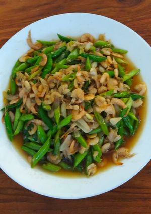 Foto resep Oseng buncis udang saus tiram