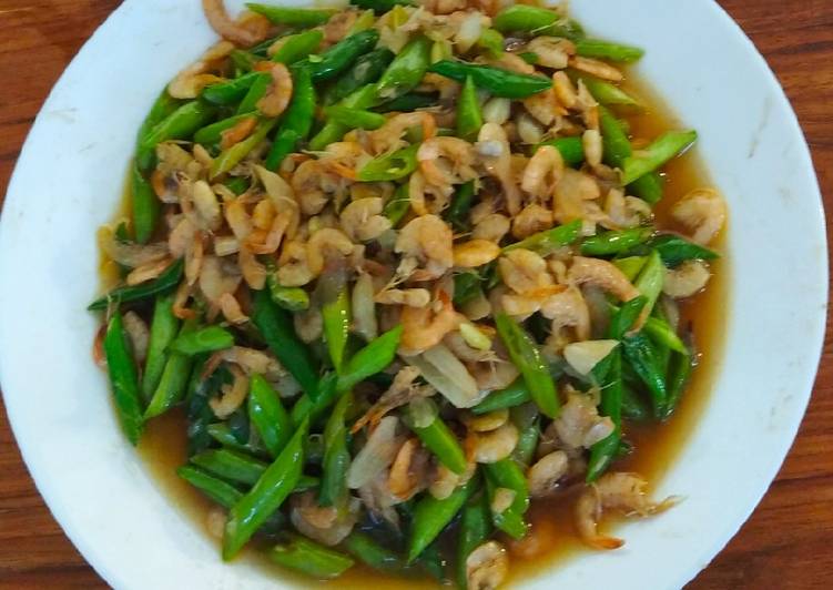 Resep Oseng buncis udang saus tiram yang Sempurna
