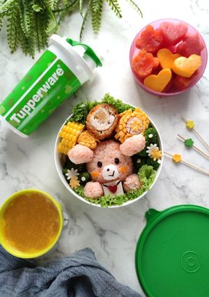 Foto resep Bento Sekolah ceria