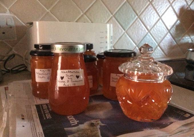 Steps to Prepare Super Quick Homemade Nectarine jam