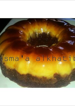صورة لوصفة قدرة قادر..أو كيكة كريم كراميل