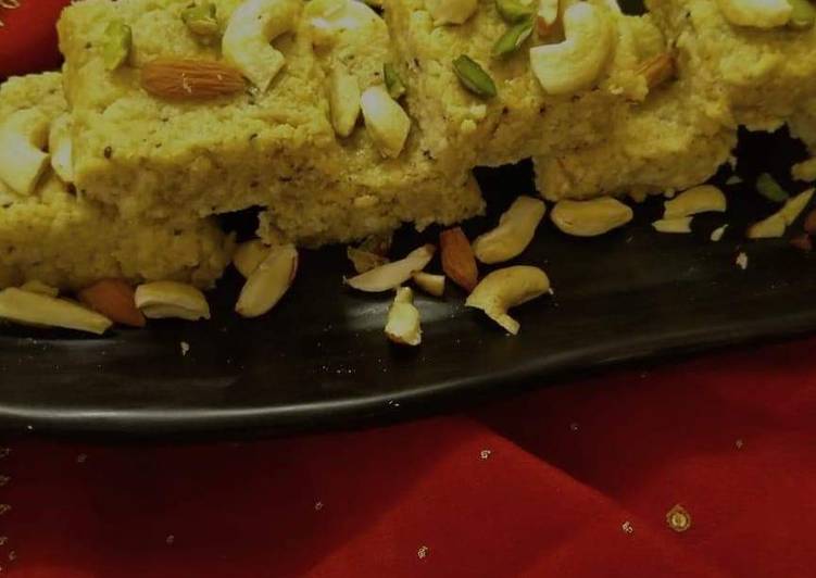 Easiest Way to Prepare Quick Apple and kiwi ki Barfi