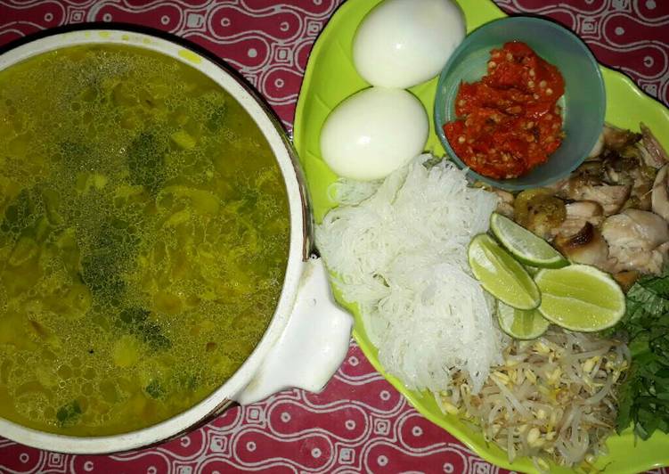 Cara Musim Gugur LezatSoto Ayam Kampung Easy cooking 