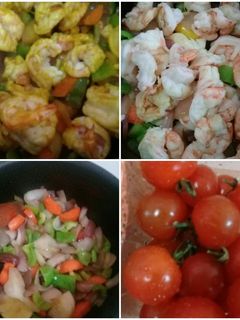 صورة لوصفة جمبرى بالخضار🌷هلا ديسمبر