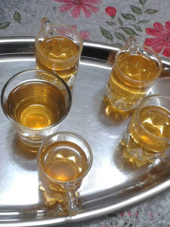 عکسی از دستور دمنوش به و گل محمدی
