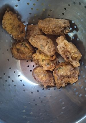 Una foto de Buñuelos con vegetales!