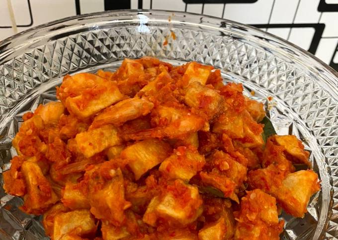 Balado Kentang Udang Sederhana