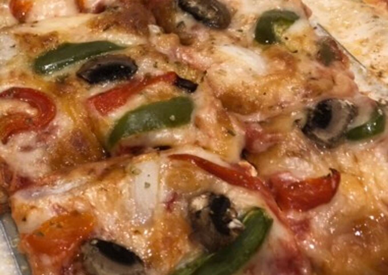 Pizza con base de Pollo