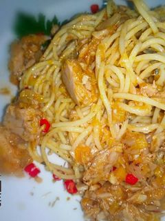 Foto resep Tuna Spaghetti w/ homemade sauce ala Mrs. Manna