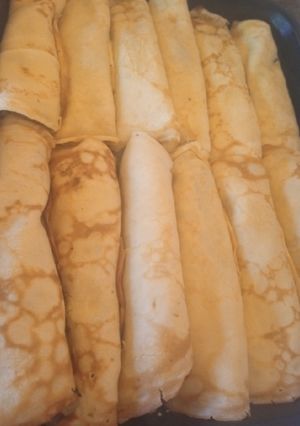 Una foto de Canelones de verdura y pescado