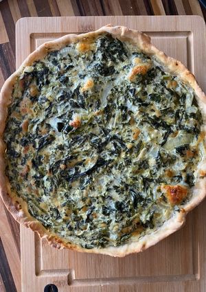 Una foto de Tarta de espinaca y ricotta 🥧