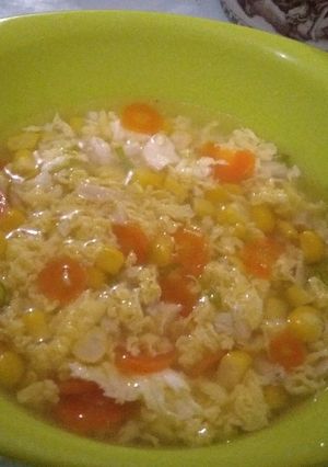 Foto resep Sup Jagung Telur