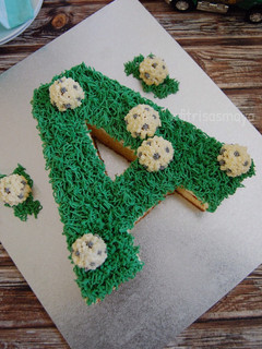 Foto resep Letter Cake (Tema Bola)