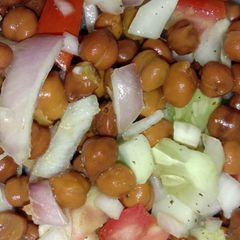 Chana chaat A picture of Chana chaat.