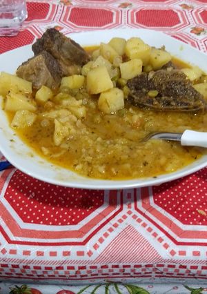 Una foto de Estofado de papas