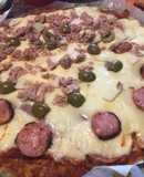 Masa de penca de acelga para pizza