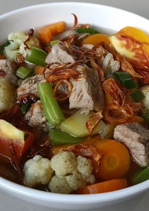 Foto resep 35. Sup Sapi Bumbu Sederhana