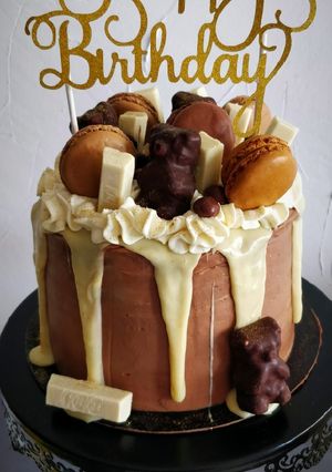 Une photo de Molly cake tout chocolat