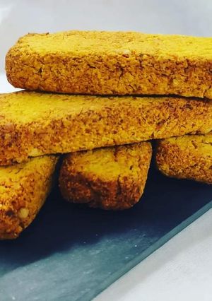 Foto di Bastoncini di ceci e zucca