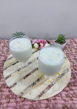 A picture of Banana milk shake.