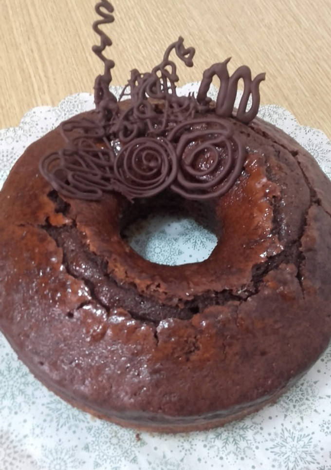 Una foto de Corona de chocolate