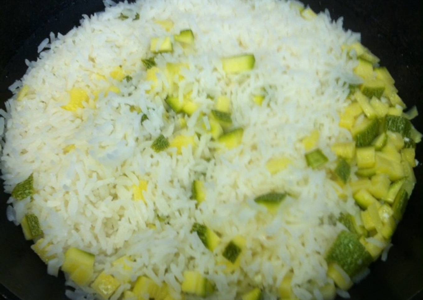 Arroz con calabacitas