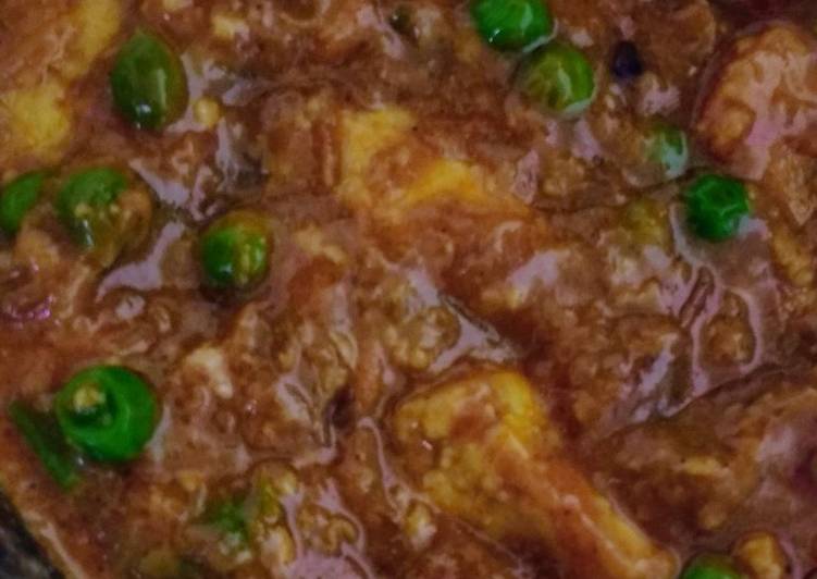 Steps to Make Homemade Peas Paneer in my style