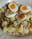Ensalada de papa y atún