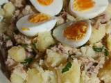 Ensalada de papa y atún