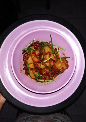 Foto resep 5. Bakso mercon daun jeruk