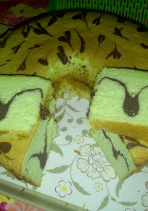 Foto resep Chiffon cake pandan