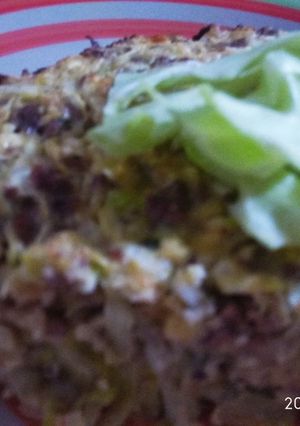 Una foto de Pastel de Repollo y carne