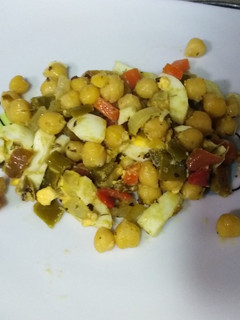 Una foto de Garbanzos salteados
