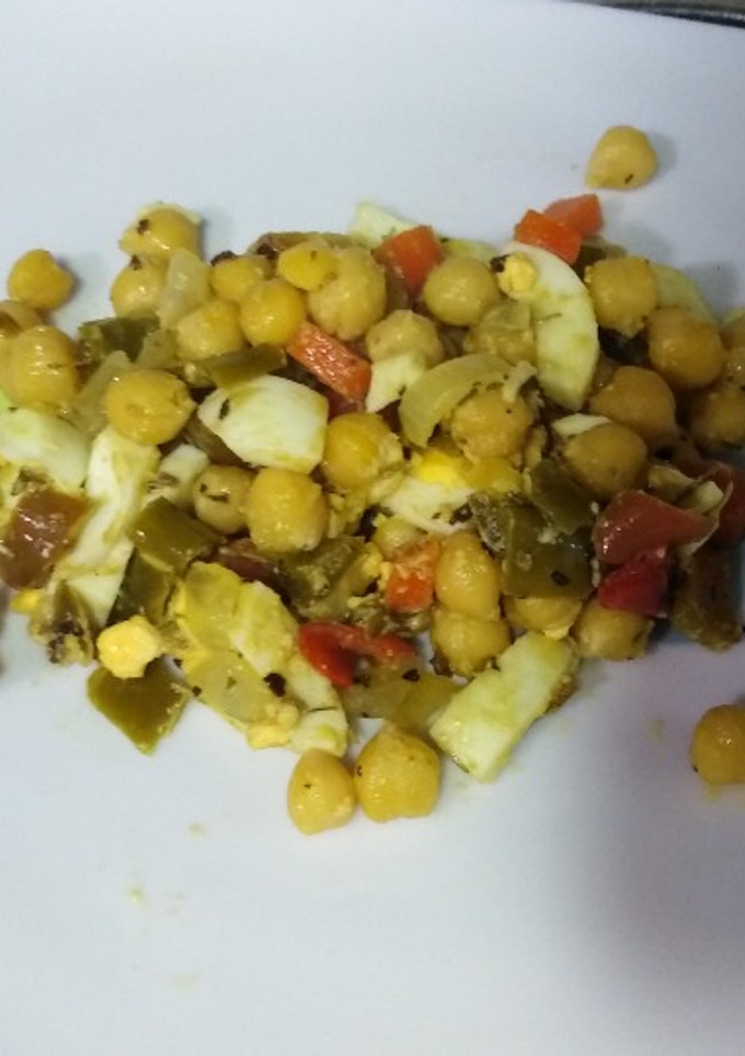 Una foto de Garbanzos salteados