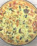 Quiche de brócolis vegana