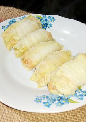 Foto resep Sawi Putih Gulung Duo Protein