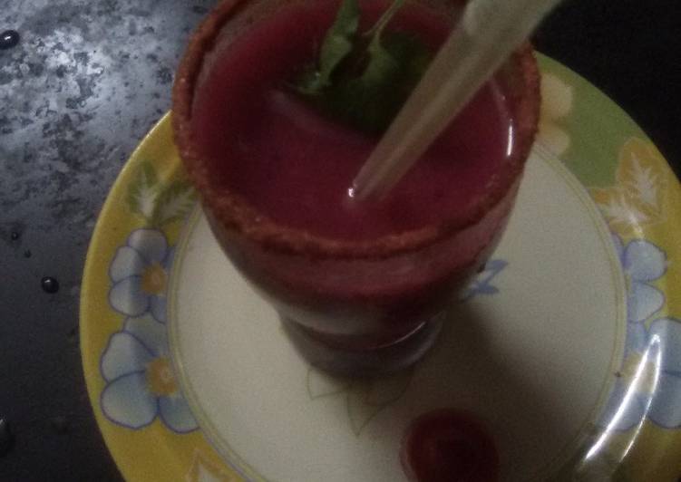 Recipe of Super Quick Homemade Guava and beat root ka juice