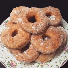 A picture of Spudnuts (Potato Doughnuts).