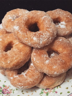 A picture of Spudnuts (Potato Doughnuts).